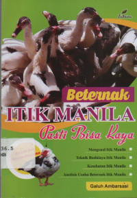 Image of Beternak Itik Manila : pasti bisa kaya