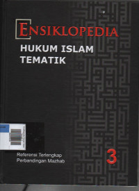 Image of Ensiklopedia Hukum Islam Tematik 3