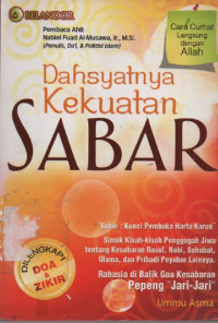 Image of Dahsyatnya Kekuatan Sabar