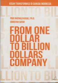 Image of From One Dollar to Billion Dollars Company