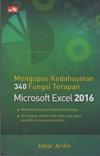 Image of Mengupas Kedahsyatan 340 Fungsi Terapan Microsoft Excel 2016