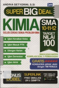 Image of Super Big Deal Kimia : solusi cerdas semua problem kimia