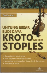 Image of Untung Besar Budi Daya Kroto Sistem Stoples